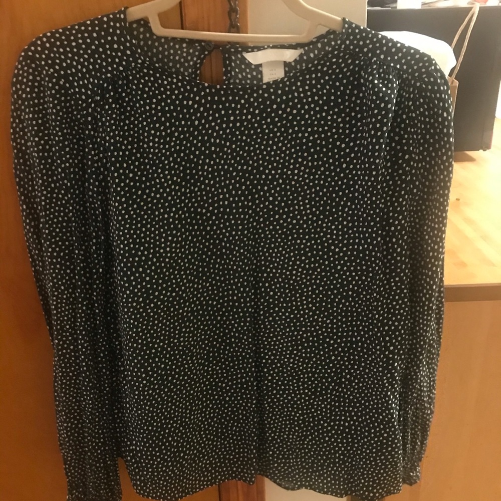 Polka dot blouse